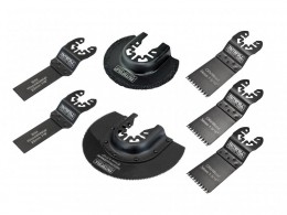 Faithfull Multi-Function Tool Blade Set in Case, 7 Piece £16.99